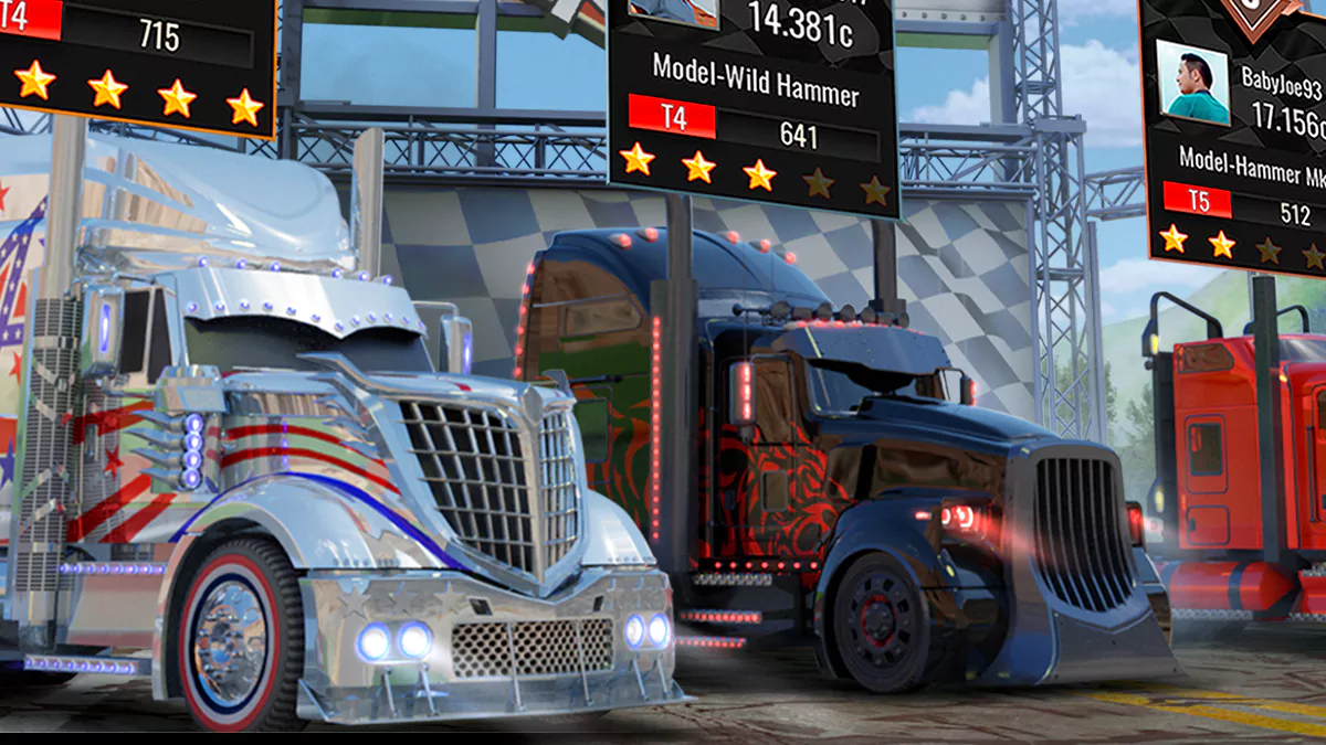 Background تحميل لعبة Big Rig Racing لعشاق ألعاب الشاحنات 